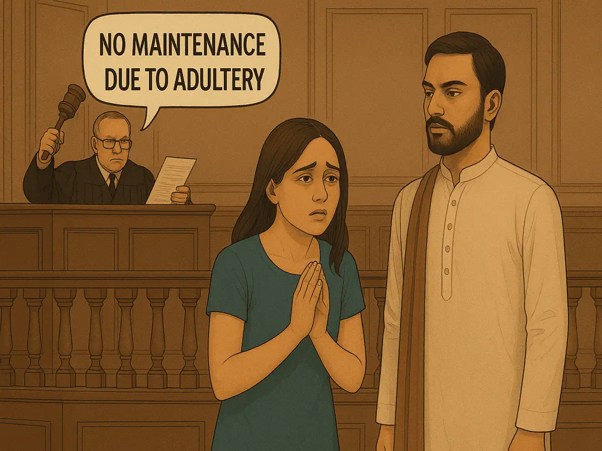 Notice for including wife in adultery